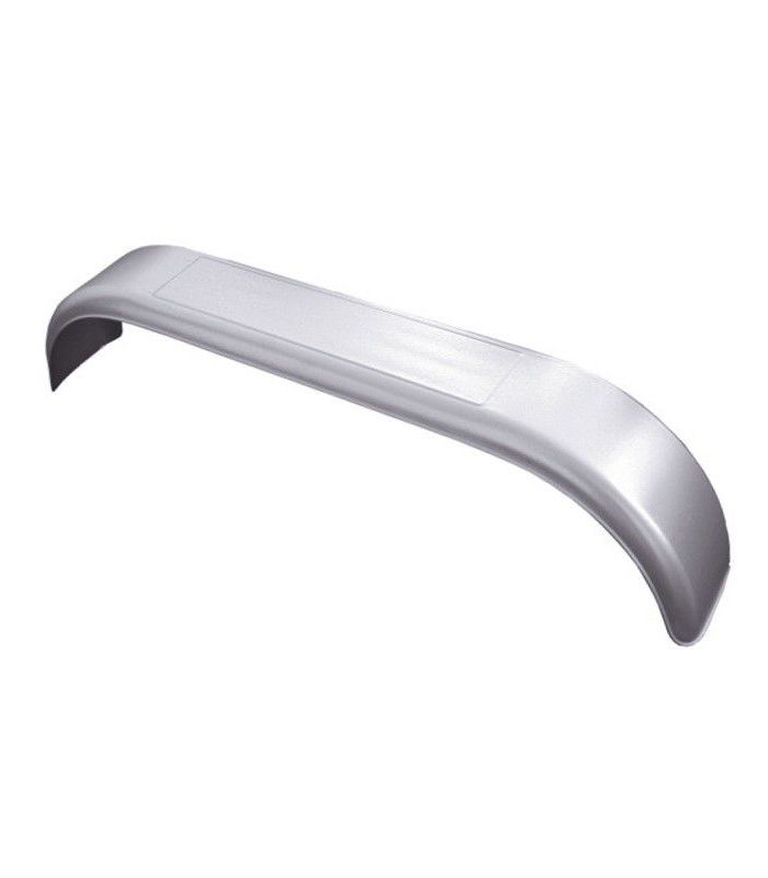 Spatscherm staal 2-zijde rond tandem