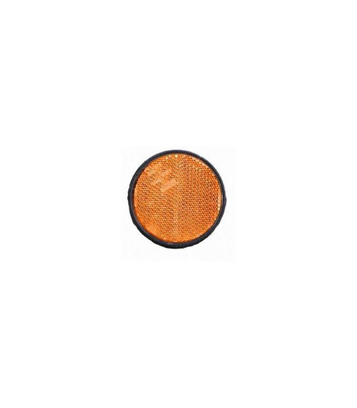 Zijreflector oranje plak rond