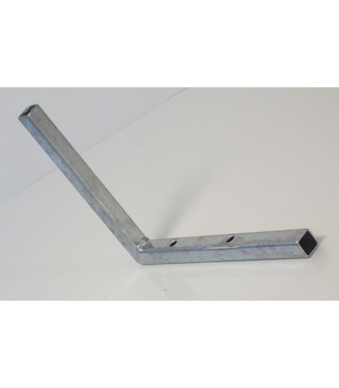 Accukist bevestigingssteun koker 25x25 L-vorm