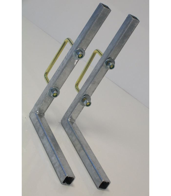 Accukist montagemateriaal (2x bevestigingssteun koker enz.)