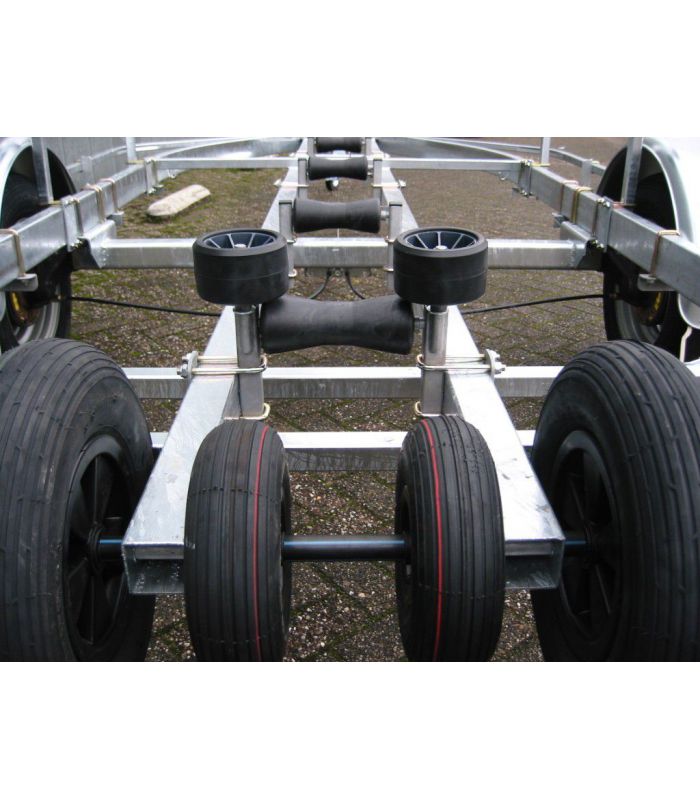 Sloepengeleiding rol ipv kielrol (meerprijs)