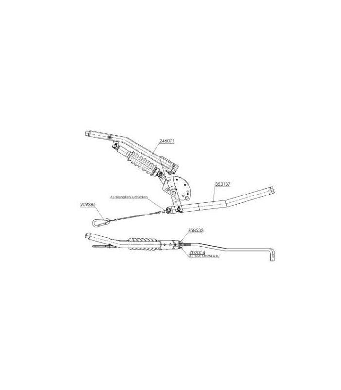 Oplooprem handrem AL-KO 2,8 VB.
