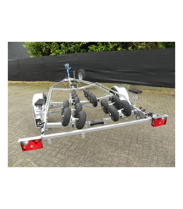 Verlichtingsbalk h.o.h 1500 mm tot 6 Mtr. trailerlengte.