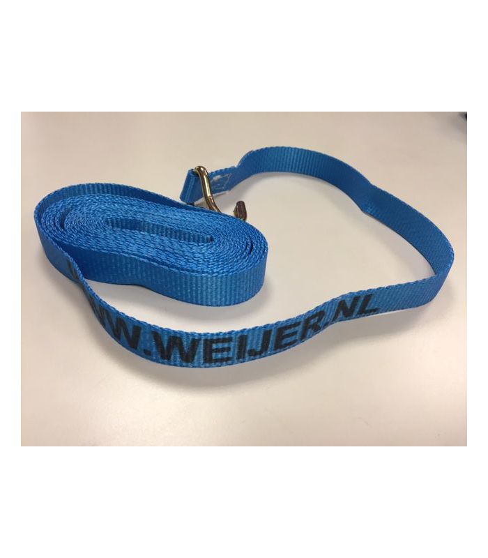 Spanband Weijer 4,5 mtr met ratel en haak