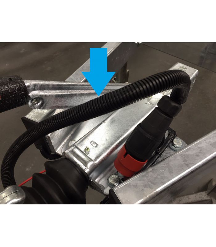 Kabel beschermingsslang zwart PVC