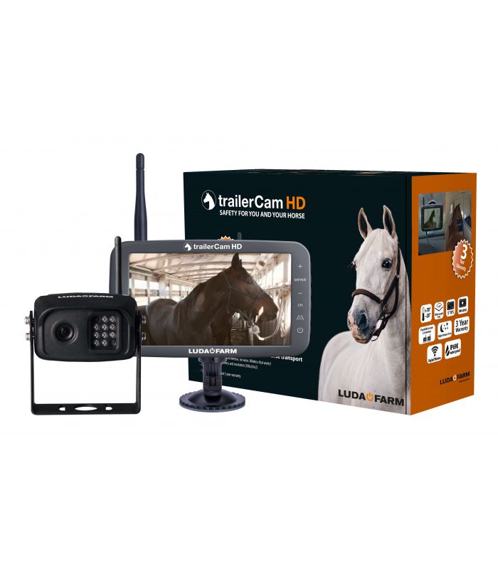 Draadloze kleurencamera voor paardentrailers Luda Trailercam HD